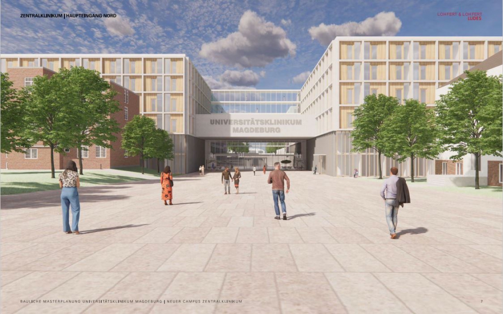 Uniklinik neuer Haupteingang Uniklinik neuer Haupteingang